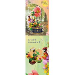 Kazi KY81122 81122 BUỔI HÒA NHẠC RỪNG RẬM bộ đồ chơi xếp lắp ráp ghép mô hình Arts & Crafts JUNGLE CONCERT 1426 khối