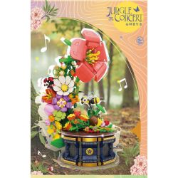 Kazi KY81122 81122 BUỔI HÒA NHẠC RỪNG RẬM bộ đồ chơi xếp lắp ráp ghép mô hình Arts & Crafts JUNGLE CONCERT 1426 khối