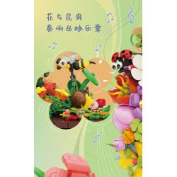 Kazi KY81122 81122 BUỔI HÒA NHẠC RỪNG RẬM bộ đồ chơi xếp lắp ráp ghép mô hình Arts & Crafts JUNGLE CONCERT 1426 khối