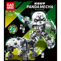 GAOMISI T3134 3134 PANDA MECHA BAMBOO SHADOW LORD JUNGLE bộ đồ chơi xếp lắp ráp ghép mô hình 561 khối