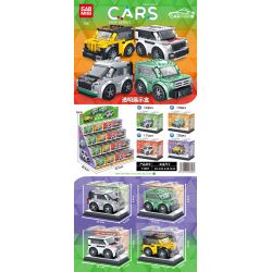 GAOMISI T1067 1067 XE THỂ THAO MINI 4 MẪU bộ đồ chơi xếp lắp ráp ghép mô hình Racers CARS Đua Tốc Độ 473 khối