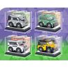 GAOMISI T1067 1067 XE THỂ THAO MINI 4 MẪU bộ đồ chơi xếp lắp ráp ghép mô hình Racers CARS Đua Tốc Độ 473 khối