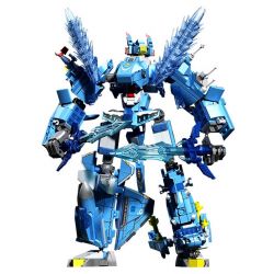 SEMBO 103360 103361 103362 103363 CƠ GIÁP THÉP THỢ SĂN BIỂN CUỒNG NỘ CHU DU bộ đồ chơi xếp lắp ráp ghép mô hình MECHA OF STEEL 858 khối