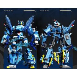 SEMBO 103360 103361 103362 103363 CƠ GIÁP THÉP THỢ SĂN BIỂN CUỒNG NỘ CHU DU bộ đồ chơi xếp lắp ráp ghép mô hình MECHA OF STEEL 858 khối