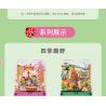 AREA-X AX0103 0103 NIỀM VUI BỐN MÙA NGÔN NGỮ CỦA HOA ANH ĐÀO XUÂN bộ đồ chơi xếp lắp ráp ghép mô hình SPRING CAMPING