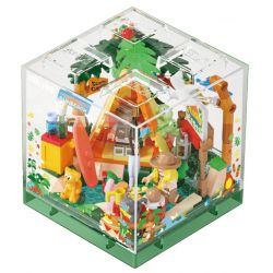 AREA-X AX0104 0104 VUI BỐN MÙA GIÓ BIỂN GIỮA HÈ bộ đồ chơi xếp lắp ráp ghép mô hình SUMMER CAMPING