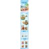 AREA-X AX0104 0104 VUI BỐN MÙA GIÓ BIỂN GIỮA HÈ bộ đồ chơi xếp lắp ráp ghép mô hình SUMMER CAMPING