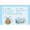 AREA-X AX0104 0104 VUI BỐN MÙA GIÓ BIỂN GIỮA HÈ bộ đồ chơi xếp lắp ráp ghép mô hình SUMMER CAMPING