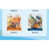 AREA-X AX0104 0104 VUI BỐN MÙA GIÓ BIỂN GIỮA HÈ bộ đồ chơi xếp lắp ráp ghép mô hình SUMMER CAMPING