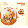 AREA-X AX0105 0105 BỐN MÙA VUI KHÓI MÂY CUỐI THU bộ đồ chơi xếp lắp ráp ghép mô hình AUTUMN CAMPING