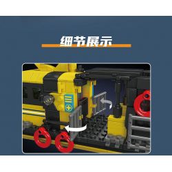 MouldKing 10080 Mould King 10080 XUỒNG CỨU SINH ĐA NĂNG NA UY bộ đồ chơi xếp lắp ráp ghép mô hình City NORWEGIAN MULTI-FUNCTIONAL LIFEBOAT Thành Phố 462 khối