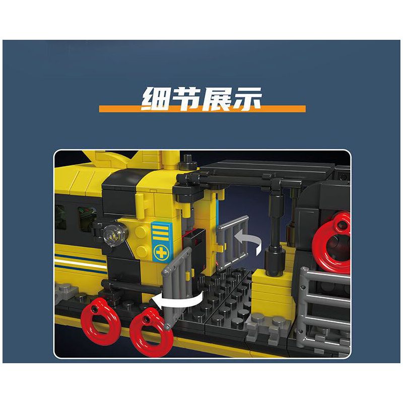 MouldKing 10080 Mould King 10080 XUỒNG CỨU SINH ĐA NĂNG NA UY bộ đồ chơi xếp lắp ráp ghép mô hình City NORWEGIAN MULTI-FUNCTIONAL LIFEBOAT Thành Phố 462 khối