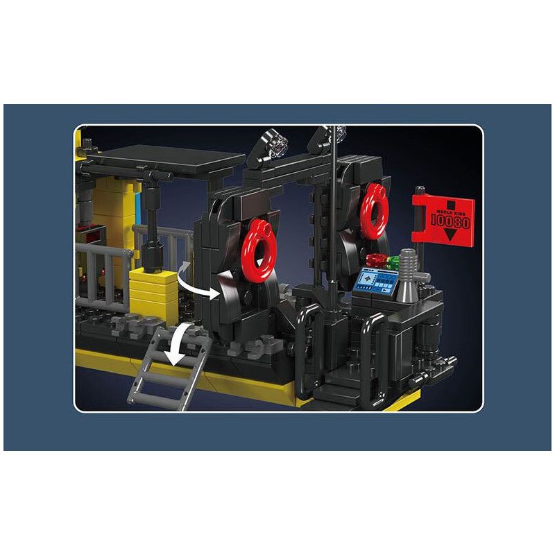 MouldKing 10080 Mould King 10080 XUỒNG CỨU SINH ĐA NĂNG NA UY bộ đồ chơi xếp lắp ráp ghép mô hình City NORWEGIAN MULTI-FUNCTIONAL LIFEBOAT Thành Phố 462 khối