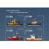 MouldKing 10083 Mould King 10083 TÀU ĐÁNH CÁ bộ đồ chơi xếp lắp ráp ghép mô hình City FISHING BOAT Thành Phố 420 khối