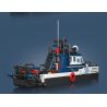 MouldKing 10084 Mould King 10084 THUYỀN CẢNH SÁT bộ đồ chơi xếp lắp ráp ghép mô hình City POLICE BOAT Thành Phố 413 khối