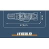 MouldKing 10084 Mould King 10084 THUYỀN CẢNH SÁT bộ đồ chơi xếp lắp ráp ghép mô hình City POLICE BOAT Thành Phố 413 khối