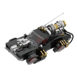 HAPPY BUILD SHINEYU XINYU PANGU PRO BLOCKS PB8801 8801 TRỞ LẠI TƯƠNG LAI SHADOWRUN bộ đồ chơi xếp lắp ráp ghép mô hình Racers BACK TO FUTURE SHADOW SPRINTER Đua Tốc Độ 574 khối