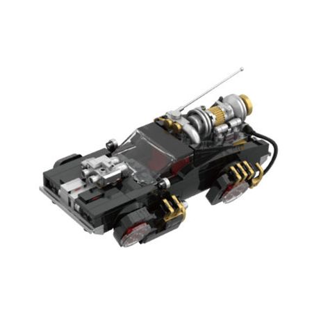 HAPPY BUILD SHINEYU XINYU PANGU PRO BLOCKS PB8801 8801 TRỞ LẠI TƯƠNG LAI SHADOWRUN bộ đồ chơi xếp lắp ráp ghép mô hình Racers BACK TO FUTURE SHADOW SPRINTER Đua Tốc Độ 574 khối