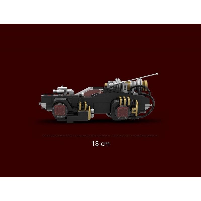 HAPPY BUILD SHINEYU XINYU PANGU PRO BLOCKS PB8801 8801 TRỞ LẠI TƯƠNG LAI SHADOWRUN bộ đồ chơi xếp lắp ráp ghép mô hình Racers BACK TO FUTURE SHADOW SPRINTER Đua Tốc Độ 574 khối