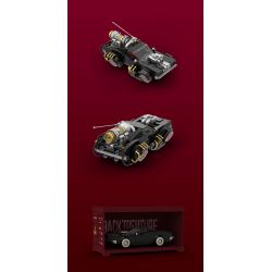 HAPPY BUILD SHINEYU XINYU PANGU PRO BLOCKS PB8801 8801 TRỞ LẠI TƯƠNG LAI SHADOWRUN bộ đồ chơi xếp lắp ráp ghép mô hình Racers BACK TO FUTURE SHADOW SPRINTER Đua Tốc Độ 574 khối