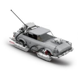 HAPPY BUILD SHINEYU XINYU PANGU PRO BLOCKS PB8802 8802 TRỞ LẠI TƯƠNG LAI SILVER STREAMER bộ đồ chơi xếp lắp ráp ghép mô hình Racers BACK TO FUTURE SILVER STREAM SOARER Đua Tốc Độ 506 khối