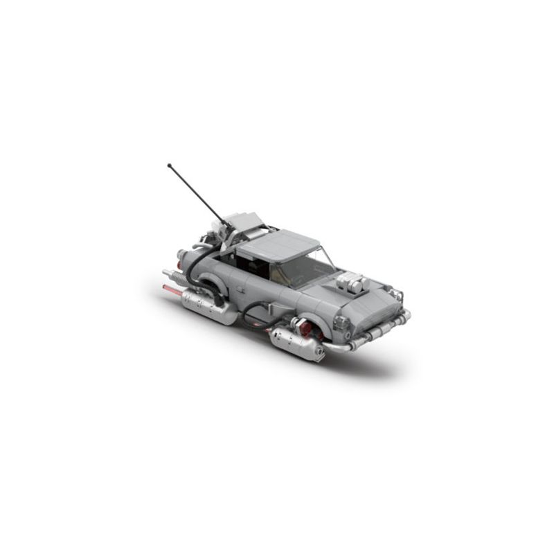 Lego PB8802 Back To Future：Silver Stream Soarer Xếp hình lắp ráp ghép mô hình Trở lại tương lai Silver Streamer