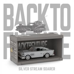 HAPPY BUILD SHINEYU XINYU PANGU PRO BLOCKS PB8802 8802 TRỞ LẠI TƯƠNG LAI SILVER STREAMER bộ đồ chơi xếp lắp ráp ghép mô hình Racers BACK TO FUTURE SILVER STREAM SOARER Đua Tốc Độ 506 khối