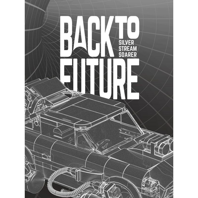 HAPPY BUILD SHINEYU XINYU PANGU PRO BLOCKS PB8802 8802 TRỞ LẠI TƯƠNG LAI SILVER STREAMER bộ đồ chơi xếp lắp ráp ghép mô hình Racers BACK TO FUTURE SILVER STREAM SOARER Đua Tốc Độ 506 khối