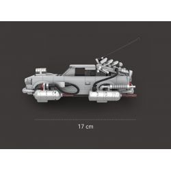 HAPPY BUILD SHINEYU XINYU PANGU PRO BLOCKS PB8802 8802 TRỞ LẠI TƯƠNG LAI SILVER STREAMER bộ đồ chơi xếp lắp ráp ghép mô hình Racers BACK TO FUTURE SILVER STREAM SOARER Đua Tốc Độ 506 khối