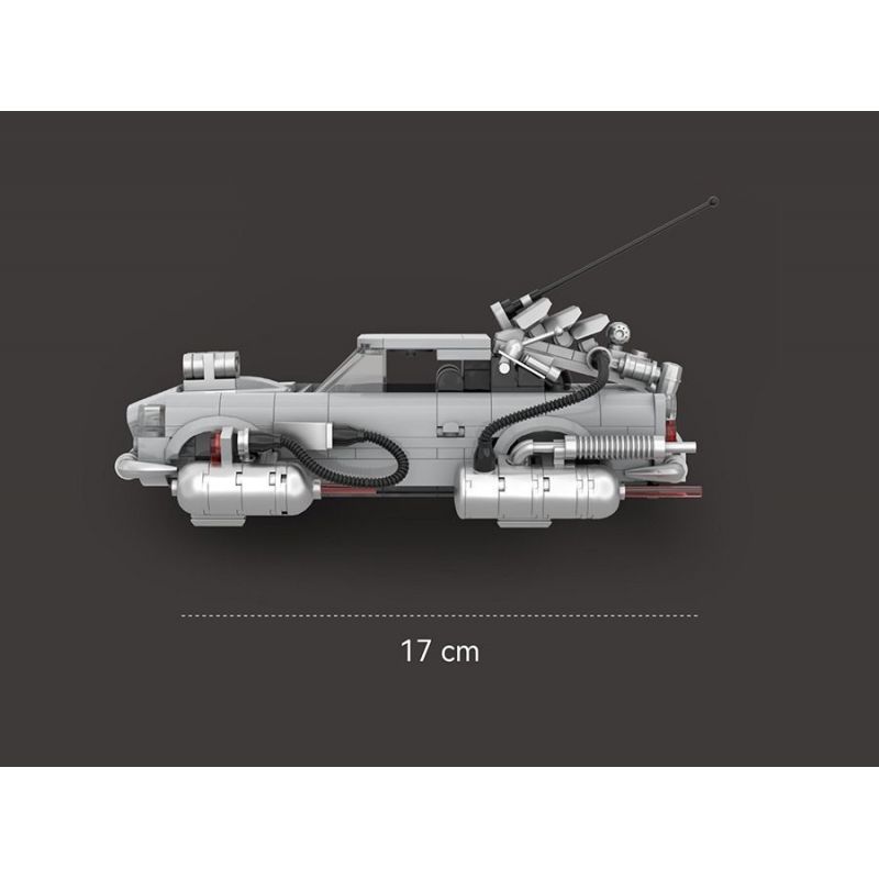 HAPPY BUILD SHINEYU XINYU PANGU PRO BLOCKS PB8802 8802 TRỞ LẠI TƯƠNG LAI SILVER STREAMER bộ đồ chơi xếp lắp ráp ghép mô hình Racers BACK TO FUTURE SILVER STREAM SOARER Đua Tốc Độ 506 khối