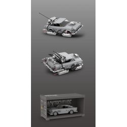 HAPPY BUILD SHINEYU XINYU PANGU PRO BLOCKS PB8802 8802 TRỞ LẠI TƯƠNG LAI SILVER STREAMER bộ đồ chơi xếp lắp ráp ghép mô hình Racers BACK TO FUTURE SILVER STREAM SOARER Đua Tốc Độ 506 khối