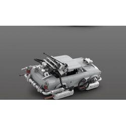 HAPPY BUILD SHINEYU XINYU PANGU PRO BLOCKS PB8802 8802 TRỞ LẠI TƯƠNG LAI SILVER STREAMER bộ đồ chơi xếp lắp ráp ghép mô hình Racers BACK TO FUTURE SILVER STREAM SOARER Đua Tốc Độ 506 khối