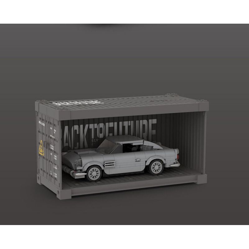 HAPPY BUILD SHINEYU XINYU PANGU PRO BLOCKS PB8802 8802 TRỞ LẠI TƯƠNG LAI SILVER STREAMER bộ đồ chơi xếp lắp ráp ghép mô hình Racers BACK TO FUTURE SILVER STREAM SOARER Đua Tốc Độ 506 khối