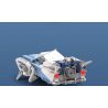 HAPPY BUILD SHINEYU XINYU PANGU PRO BLOCKS PB8803 8803 TRỞ LẠI CƠN SỐT BẠC TRONG TƯƠNG LAI bộ đồ chơi xếp lắp ráp ghép mô hình Racers BACK TO FUTURE SILVER WING CYCLONE Đua Tốc Độ 589 khối