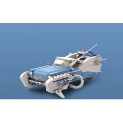 HAPPY BUILD SHINEYU XINYU PANGU PRO BLOCKS PB8803 8803 TRỞ LẠI CƠN SỐT BẠC TRONG TƯƠNG LAI bộ đồ chơi xếp lắp ráp ghép mô hình Racers BACK TO FUTURE SILVER WING CYCLONE Đua Tốc Độ 589 khối