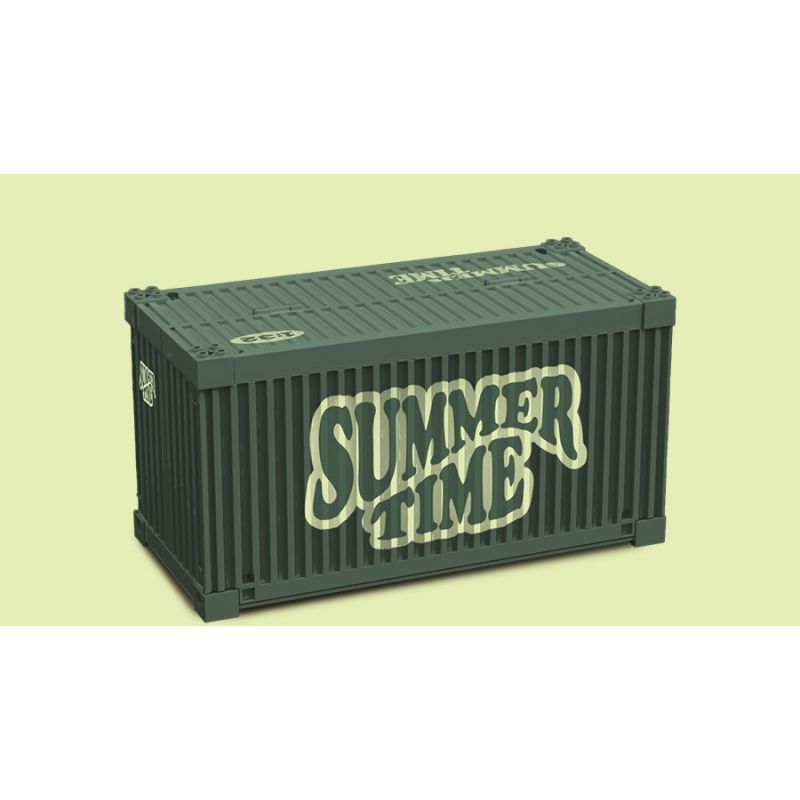 HAPPY BUILD SHINEYU XINYU PANGU PRO BLOCKS PB8804 8804 TOA XE GA MINI bộ đồ chơi xếp lắp ráp ghép mô hình Racers SUMMER TIME MINI CAMPER Đua Tốc Độ 356 khối