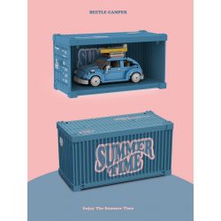 HAPPY BUILD SHINEYU XINYU PANGU PRO BLOCKS PB8805 8805 NGƯỜI CẮM TRẠI BỌ CÁNH CỨNG bộ đồ chơi xếp lắp ráp ghép mô hình Racers SUMMER TIME BEETLE CAMPER Đua Tốc Độ