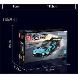 MouldKing 27065 Mould King 27065 LAMBORGHINI ESSANZE SCV12 bộ đồ chơi xếp lắp ráp ghép mô hình Racers Đua Tốc Độ 383 khối