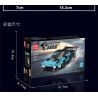 MouldKing 27065 Mould King 27065 LAMBORGHINI ESSANZE SCV12 bộ đồ chơi xếp lắp ráp ghép mô hình Racers Đua Tốc Độ 383 khối