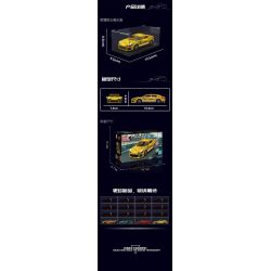 MouldKing 27067 Mould King 27067 BOSIJIE bộ đồ chơi xếp lắp ráp ghép mô hình Racers Đua Tốc Độ 344 khối