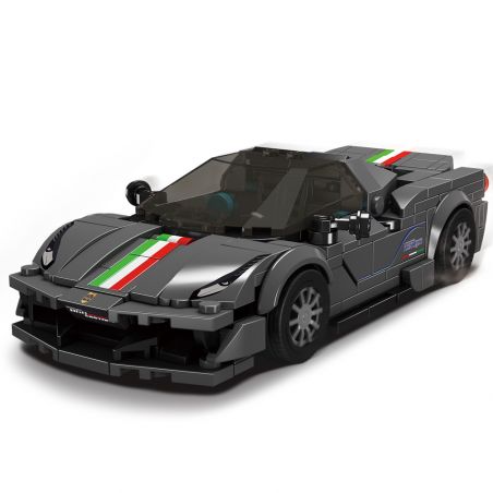 MouldKing 27068 Mould King 27068 XE THỂ THAO 488PISTA bộ đồ chơi xếp lắp ráp ghép mô hình Racers Đua Tốc Độ 358 khối