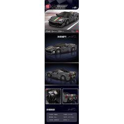 MouldKing 27068 Mould King 27068 XE THỂ THAO 488PISTA bộ đồ chơi xếp lắp ráp ghép mô hình Racers Đua Tốc Độ 358 khối