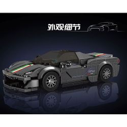 MouldKing 27068 Mould King 27068 XE THỂ THAO 488PISTA bộ đồ chơi xếp lắp ráp ghép mô hình Racers Đua Tốc Độ 358 khối