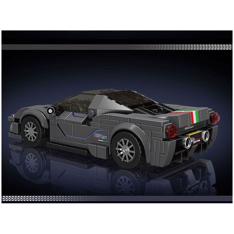 MouldKing 27068 Mould King 27068 XE THỂ THAO 488PISTA bộ đồ chơi xếp lắp ráp ghép mô hình Racers Đua Tốc Độ 358 khối