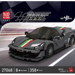 MouldKing 27068 Mould King 27068 XE THỂ THAO 488PISTA bộ đồ chơi xếp lắp ráp ghép mô hình Racers Đua Tốc Độ 358 khối