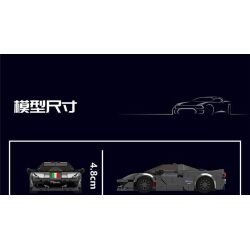 MouldKing 27068 Mould King 27068 XE THỂ THAO 488PISTA bộ đồ chơi xếp lắp ráp ghép mô hình Racers Đua Tốc Độ 358 khối