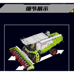 MouldKing 17014 17014S Mould King 17014 17014S MÁY GẶT bộ đồ chơi xếp lắp ráp ghép mô hình Technic HARVESTER Kỹ Thuật Công Nghệ Cao Mô Hình Phương Tiện 1265 khối