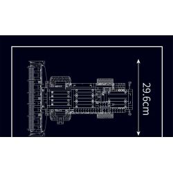 MouldKing 17014 17014S Mould King 17014 17014S MÁY GẶT bộ đồ chơi xếp lắp ráp ghép mô hình Technic HARVESTER Kỹ Thuật Công Nghệ Cao Mô Hình Phương Tiện 1265 khối