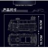 MouldKing 10030 Mould King 10030 XE TẢI T1 bộ đồ chơi xếp lắp ráp ghép mô hình Creator T1 VAN Sáng Tạo 2056 khối
