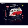 MouldKing 10030 Mould King 10030 XE TẢI T1 bộ đồ chơi xếp lắp ráp ghép mô hình Creator T1 VAN Sáng Tạo 2056 khối